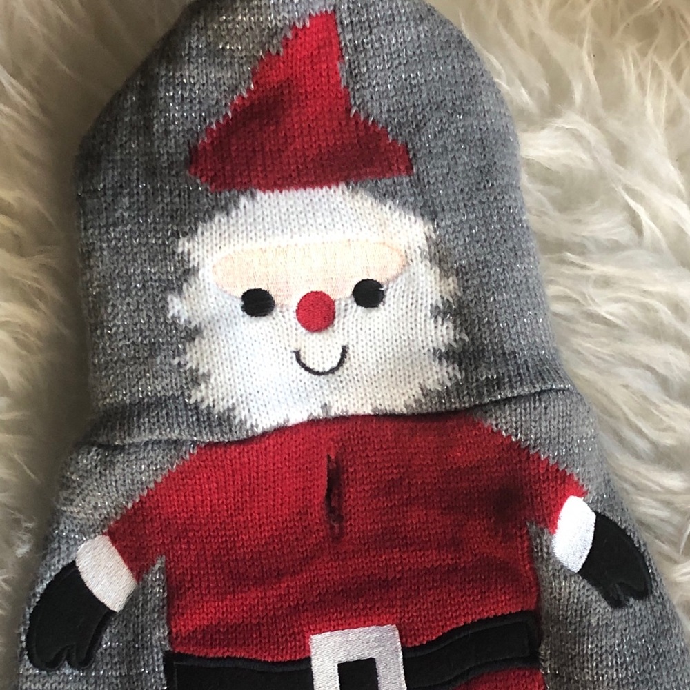 🐾Doggie Hoodie Santa Sweater NWOT